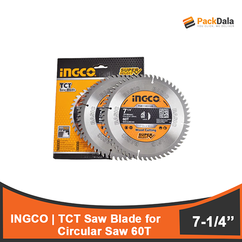 Picture of INGCO TCT Saw Blade 7 1 4inch 60T 2pcs per set TSB1185132