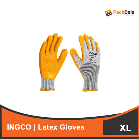 Picture of INGCO Latex Gloves XL HGVL08