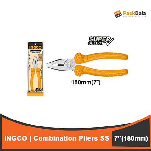 Picture of INGCO Combination Pliers 180mm 7inch SS HCP12180