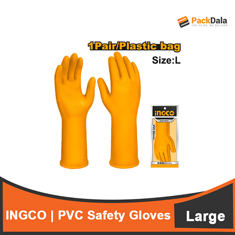 Picture of INGCO PVC Gloves 32cm HGVP01