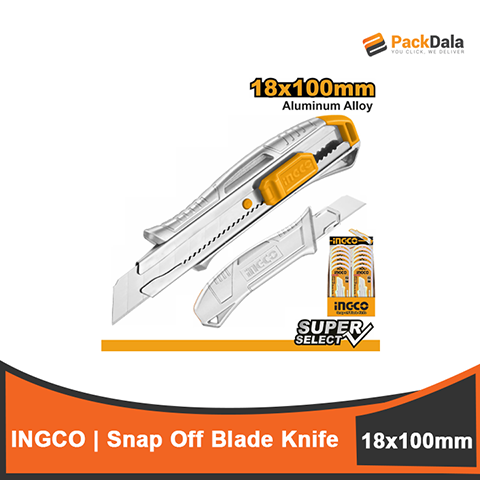 Picture of INGCO Snap off Blade Knife 18x100mm HKNS11807