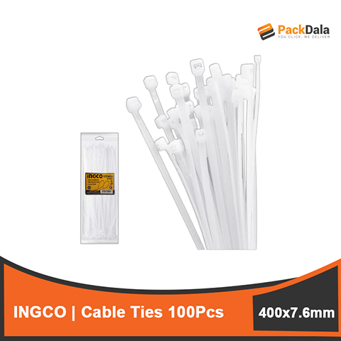 Picture of INGCO Cable Ties 400x7 6mm 100s HCT40076