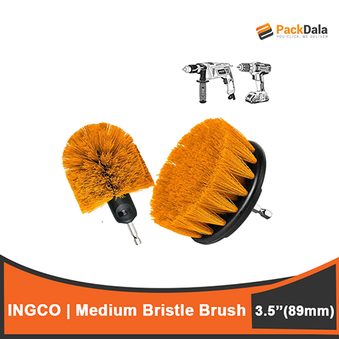 Picture of INGCO Medium Bristle Brush 3 5inch 89mm WCBM1360