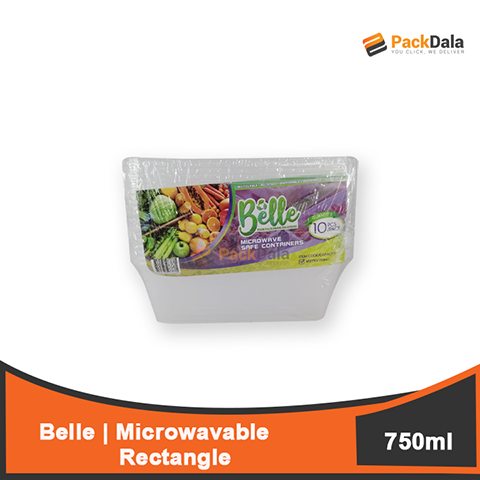 Picture of Belle Microwavable Rect 750ml MV750 10pcsx30pck nrp PACK