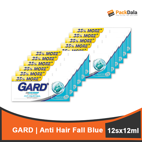 Picture of Gard Shampoo Anti Hair Fall Blue 12mlx12x36