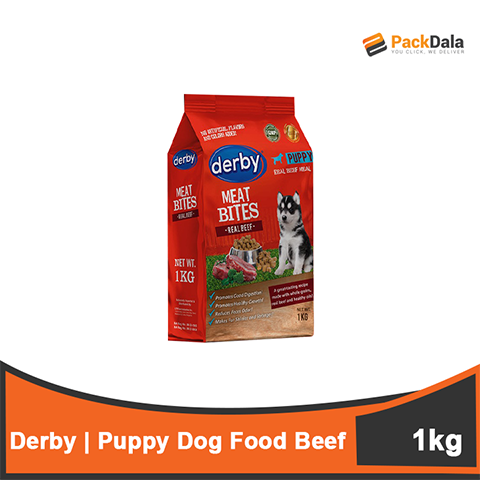 Picture of Derby Puppy Dog Food Beef 1kg 6pck per sack