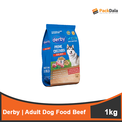 Picture of Derby Adult Dog Food Beef 1kg 6pck per sack