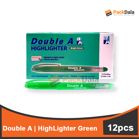 Picture of Double A Highlighter Green 12pcsprbox x 120boxprcs nrp