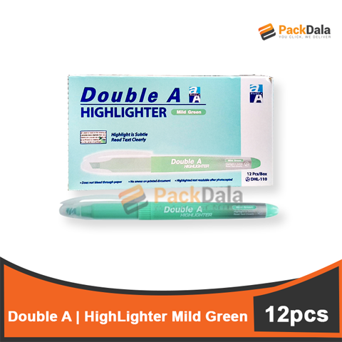 Picture of Double A Highlighter Mild Green 12pcsperbox nrp