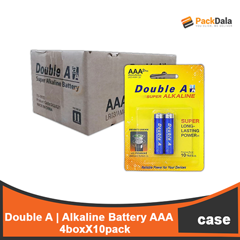 Picture of Double A Alkaline Battery AAA 4box x 10pack x 2pcprpck nrp P4MO CASE