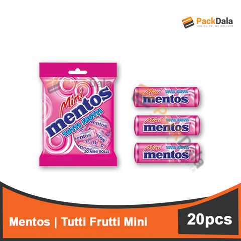 Picture of Mini Mentos TuttiFruity 20rollx24pck per cs rp PACK