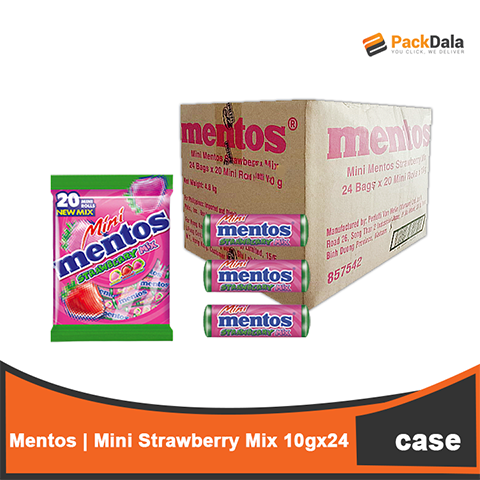 Picture of Mini Mentos StrawMix 20rollx24pck per cs rp PACK