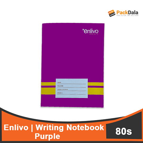 Picture of Enlivo Writing Notebook  Brown80s 120pcspercase