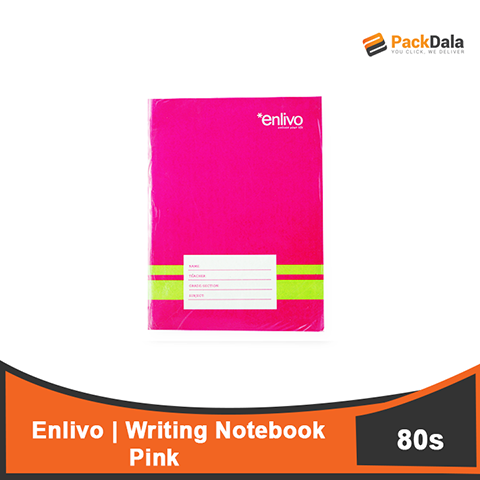 Picture of Enlivo Writing Notebook Pink 120pcspercase