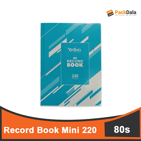 Picture of Record Book Mini 220ppx80pc per cs