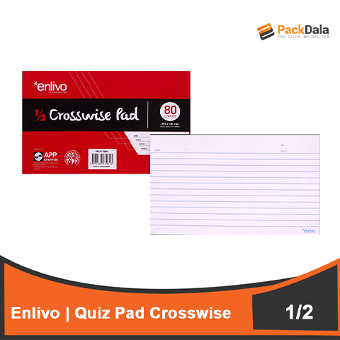 Picture of QuizPad Enlivo1by2 Crosswise 10pdx10rm per cs nrp