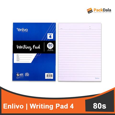 Picture of Enlivo Writing Pad 4 80sx10pdx10rm per cs nrp