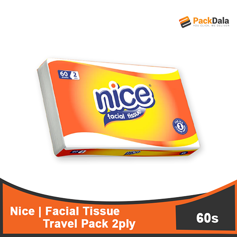 Picture of Nice facial Tissue Travel Pack 2ply 60sx96 PACK