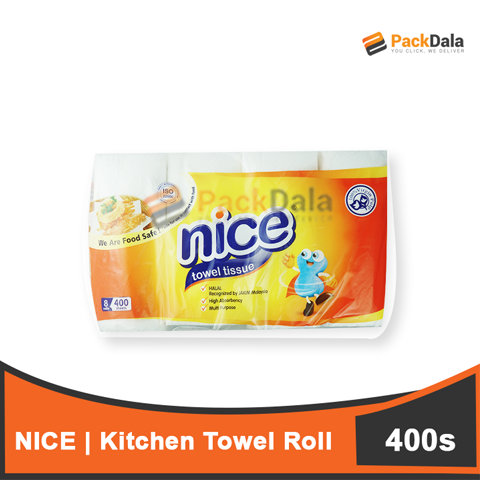 Picture of Nice Kitchen Towel Roll 400 sheets 2ply x 8s x 4 PACK