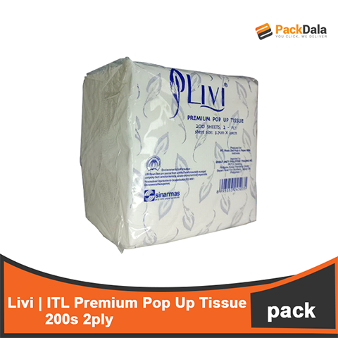 Picture of Livi ITL Premium Pop Up Tissue 200s 2ply 60pckprcs nrp PACK