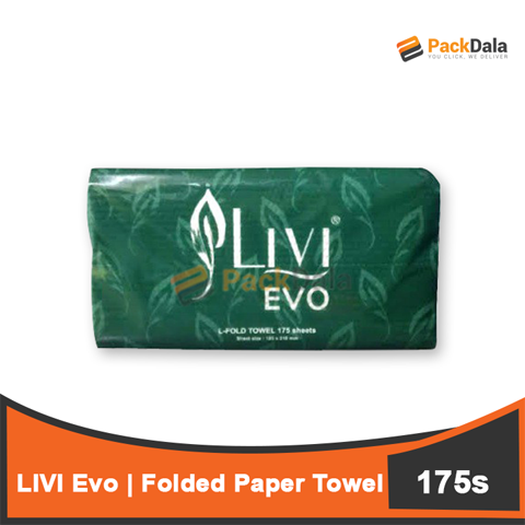 Picture of Livi Evo Folded Paper Towel 175sheets 1plyx30packspercs Green nrp PACK