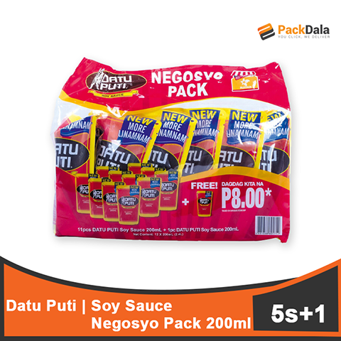 Picture of Datu Puti SS Negosyo Pack 200mlx11 plus 1x 5 packs per case PACK