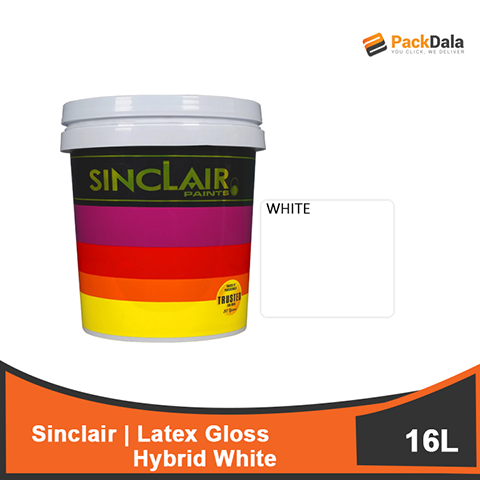 Picture of SINCLAIR Latex Gloss Hybrid White 16L x 1pc rp PAIL