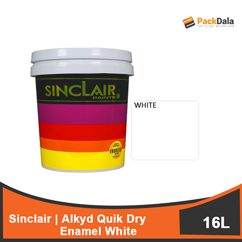 Picture of SINCLAIR Alkyd Quick Dry Enamel White 16L x 1pcs rp