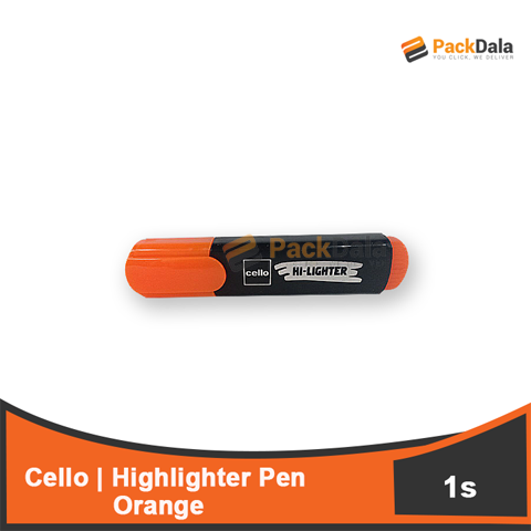 Picture of Highlighter Pen Cello Orange 1s