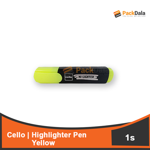 Picture of Highlighter Pen Cello Yellow 1s