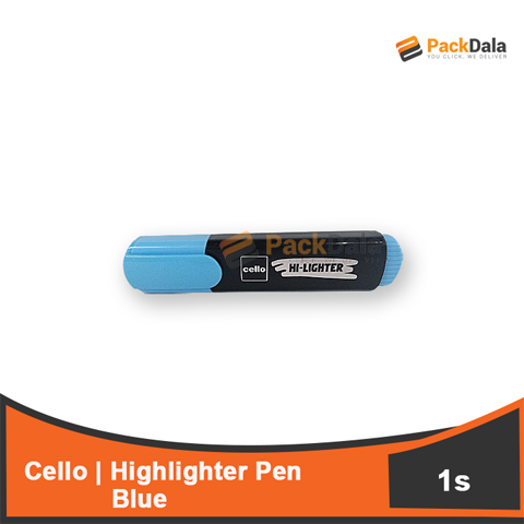 Picture of Highlighter Pen Cello Blue 1s