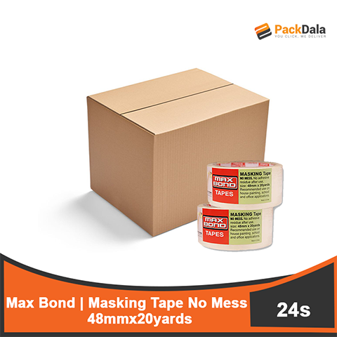 Picture of MAX BOND Masking Tape No Mess 0 15x48mmx20yardsx24pcs rp