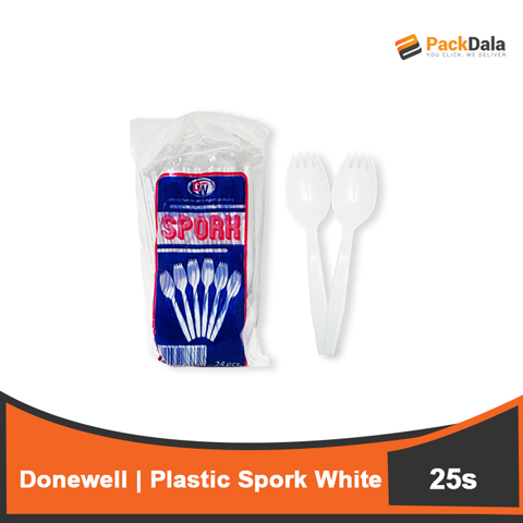 Picture of Plastic Spork White DW 25sx100pckpercs nrp PACK