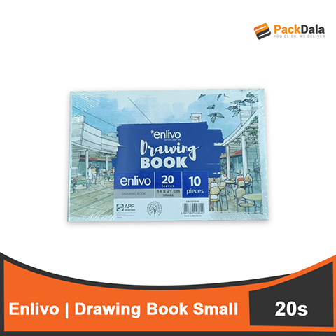 Picture of Drawing Book Enlivo Small 14x21cm 20s