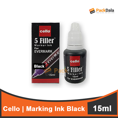 Picture of Marking Ink Cello Black 15ml 480btlxcase