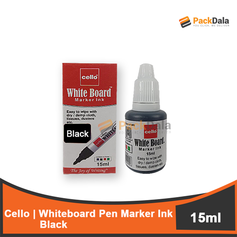 Picture of Whiteboard Ink Cello Black for Perma Mark 15ml 480xcase