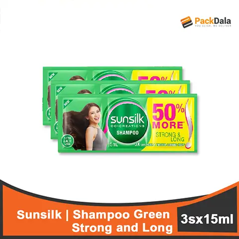 Picture of Sunsilk Shampoo Green Strong and Long 3sx96 nrp