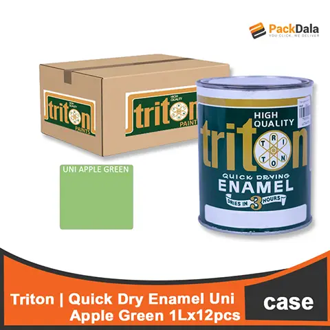 Picture of Triton Quick Dry Enamel Uni Apple Green 1Lx12 CASE