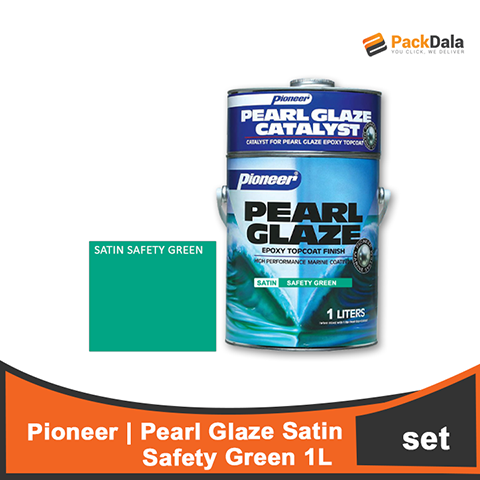 Picture of Pearl Glaze Satin Safety Green 12setx1L  SET