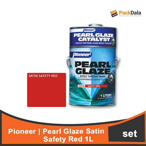 Picture of Pearl Glaze Satin Safety Red 12x1L  SET