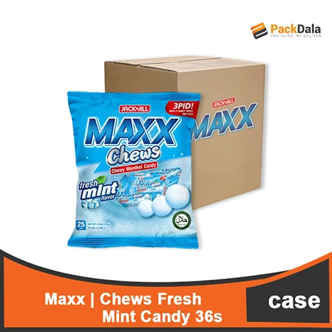 Picture of Maxx Chews Fresh Mint Candy 25sx36 CASE