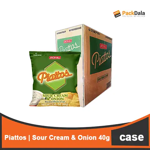 Picture of Piattos Sour Cream & Onion 40gx80 CASE