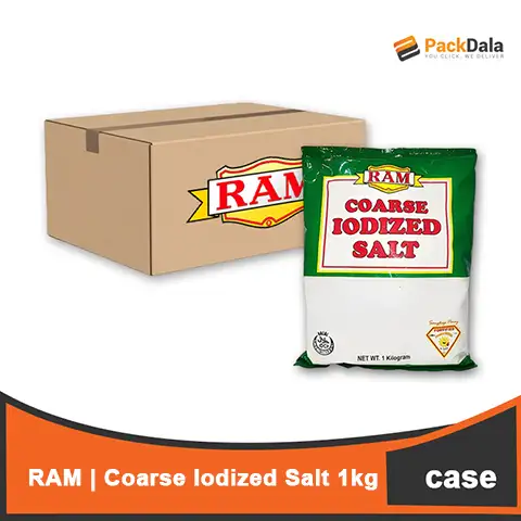 Picture of Ram Iodized Salt Coarse 12x1kg  CASE