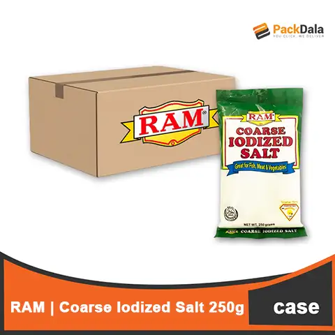 Picture of Ram Iodized Salt Coarse 48x250g  CASE