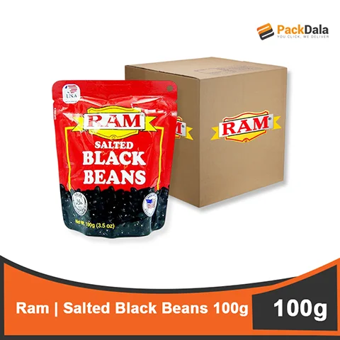 Picture of Ram Salted Black Beans Sup 48x100g  CASE