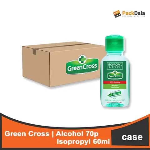 Picture of Green Cross Alc 70p Isopropyl moist 60mlx24   CASE