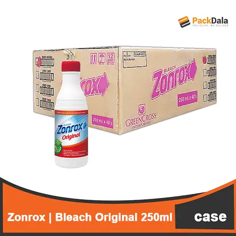 Picture of Zonrox Bleach Original 250mlx48 CASE