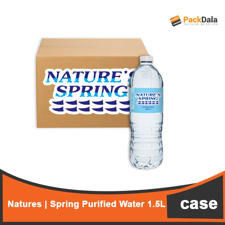Picture of Natures Spring Purified Water 12x1 5L CASE