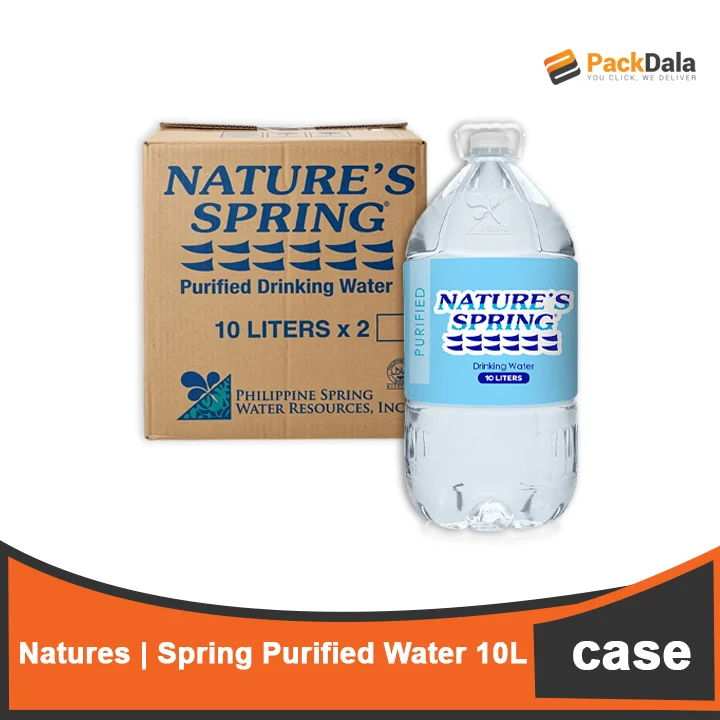 Picture of Natures Spring Purified Water 2x10L CASE