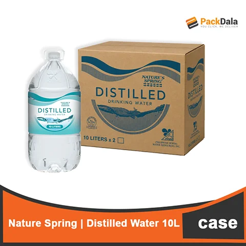 Picture of Natures Spring Distilled Water 2x10L CASE